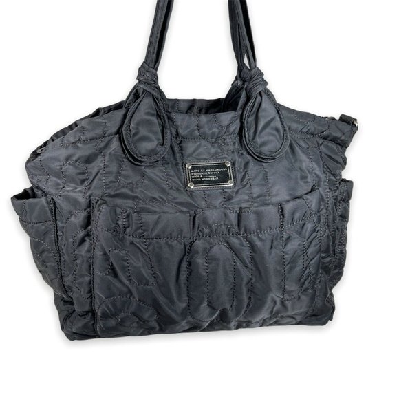 Marc By Marc Jacobs Handbags - MARC by Marc Jacobs Pretty Nylon Eliz-A-Baby Diaper Bag Black Designer